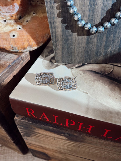 The Mini Rodeo Betty Buckle Earrings