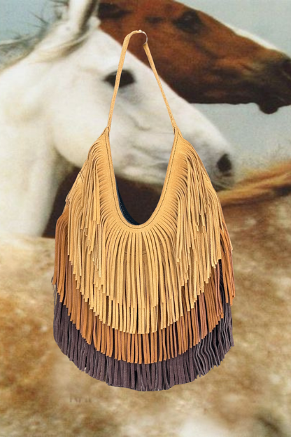 The Rowdy Bag in Cappuccino