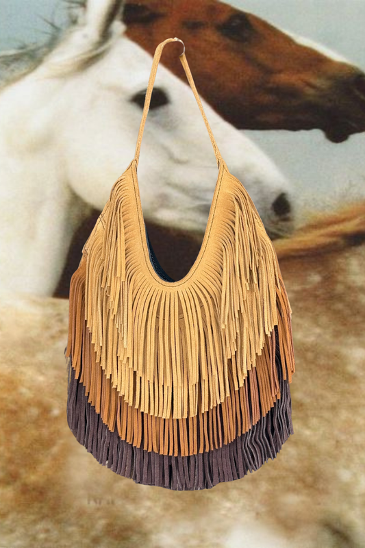 The Rowdy Bag in Cappuccino