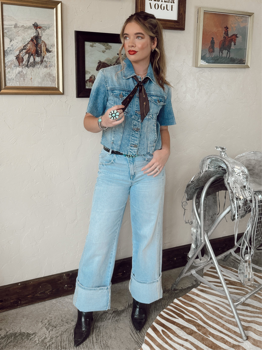 The Fiona Jeans in Light Wash