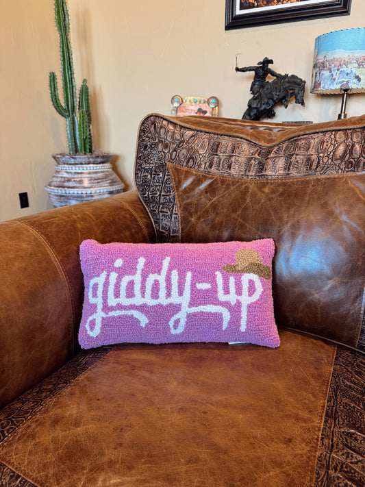 The Giddy Up Hook Pillow