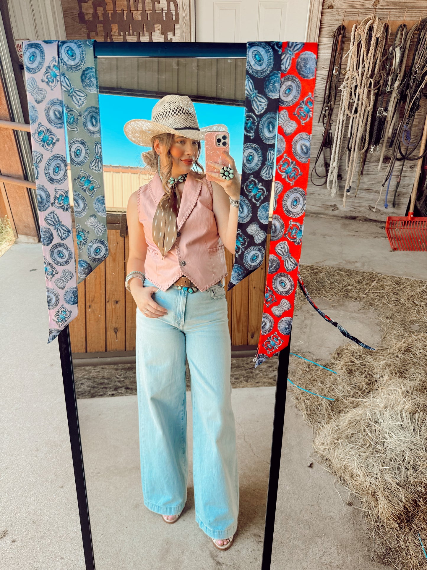 The Whiskey Creek Vest in Blush