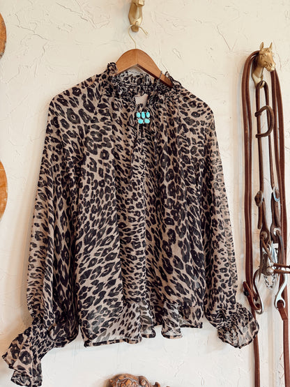 The Langford Leopard Top