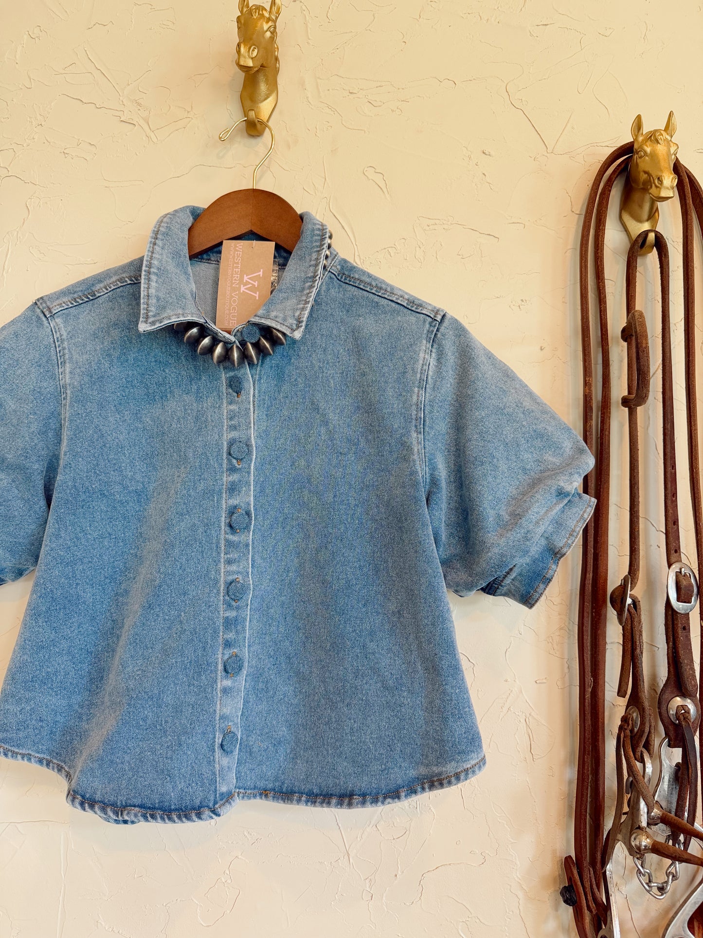 The Daylen Denim Top