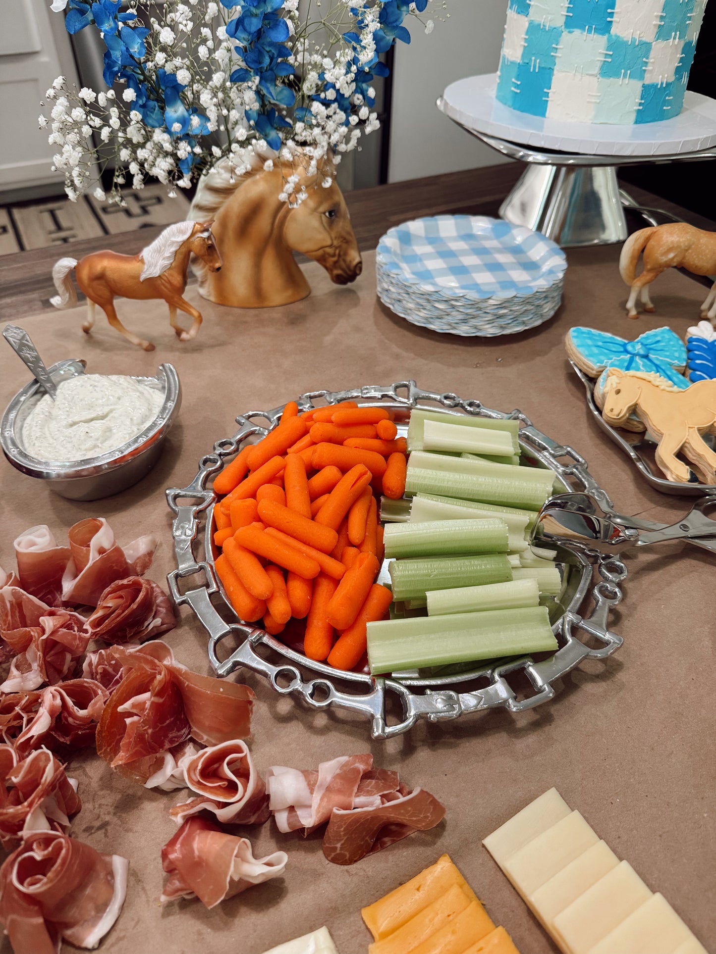 The Round Horse Bit Tray