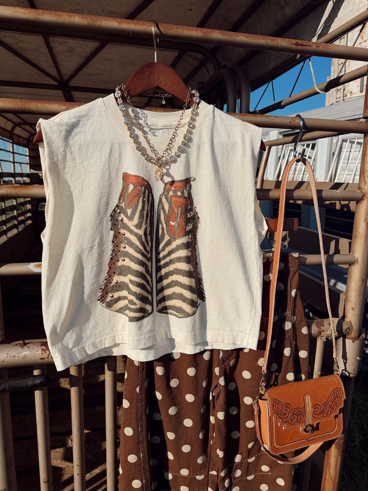 The Zebra Chaps Muscle Tee