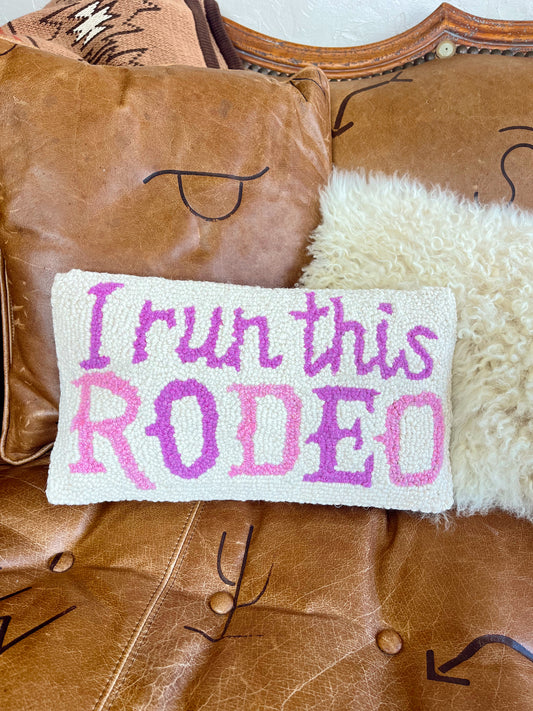 The Run This Rodeo Hook Pillow