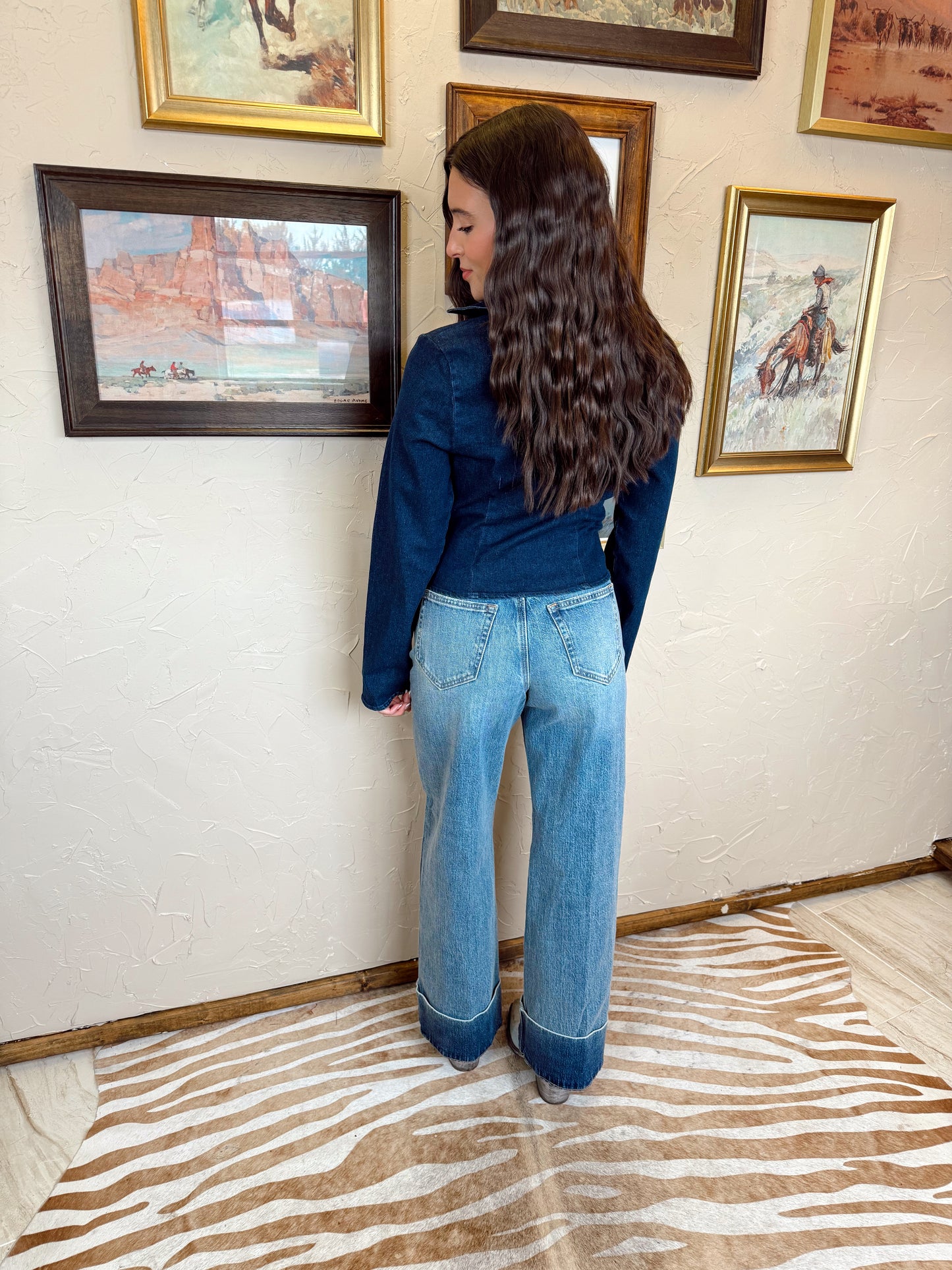 The Douglas Denim Top