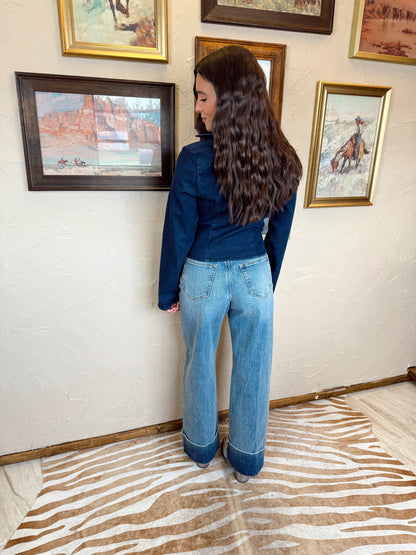 The Douglas Denim Top