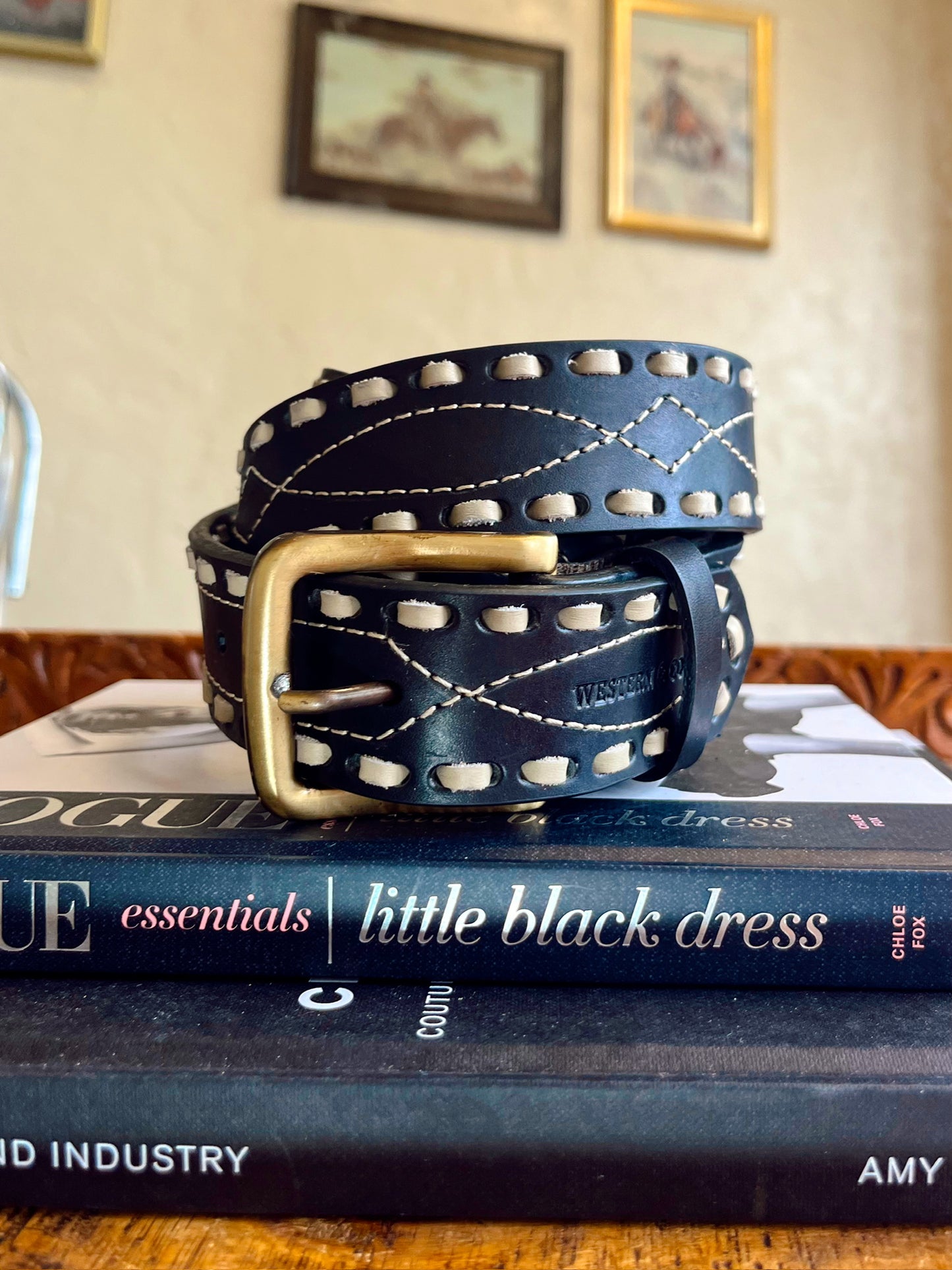 The Classic Buckstitch Belt