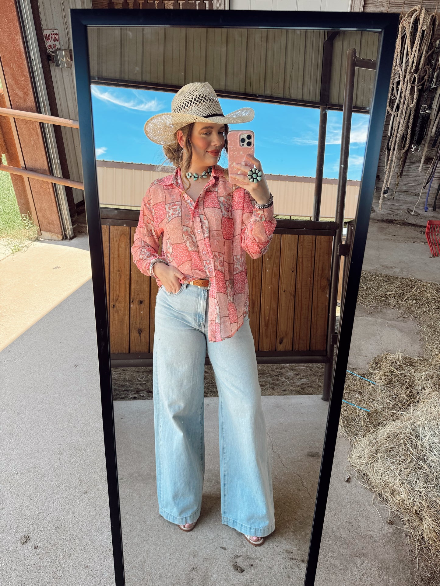 The Bennie Patchwork Top-BEST SELLER