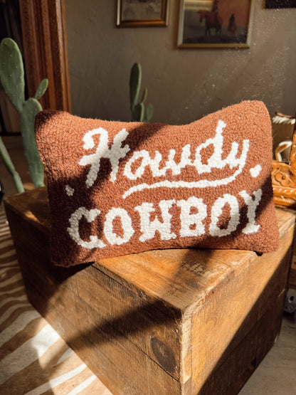 The Howdy Cowboy Hook Pillow