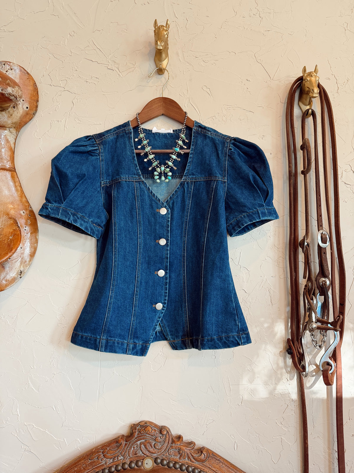 The Deville Denim Top
