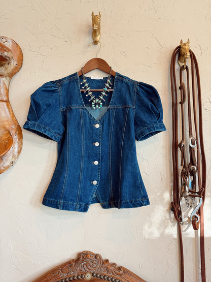 The Deville Denim Top
