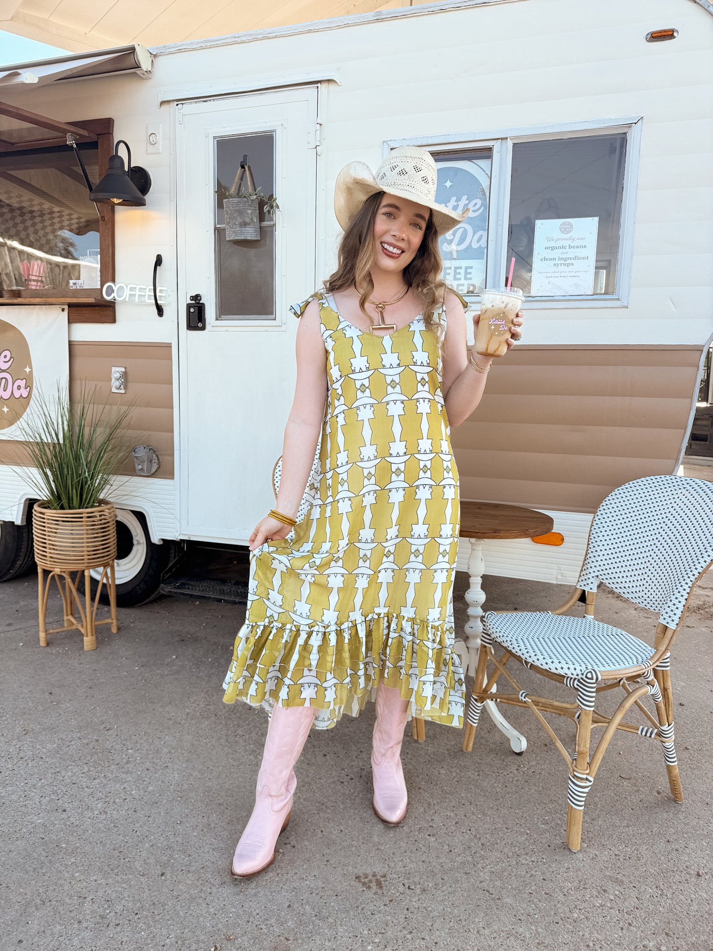 The Allie Falcon Mod Maud Midi Dress