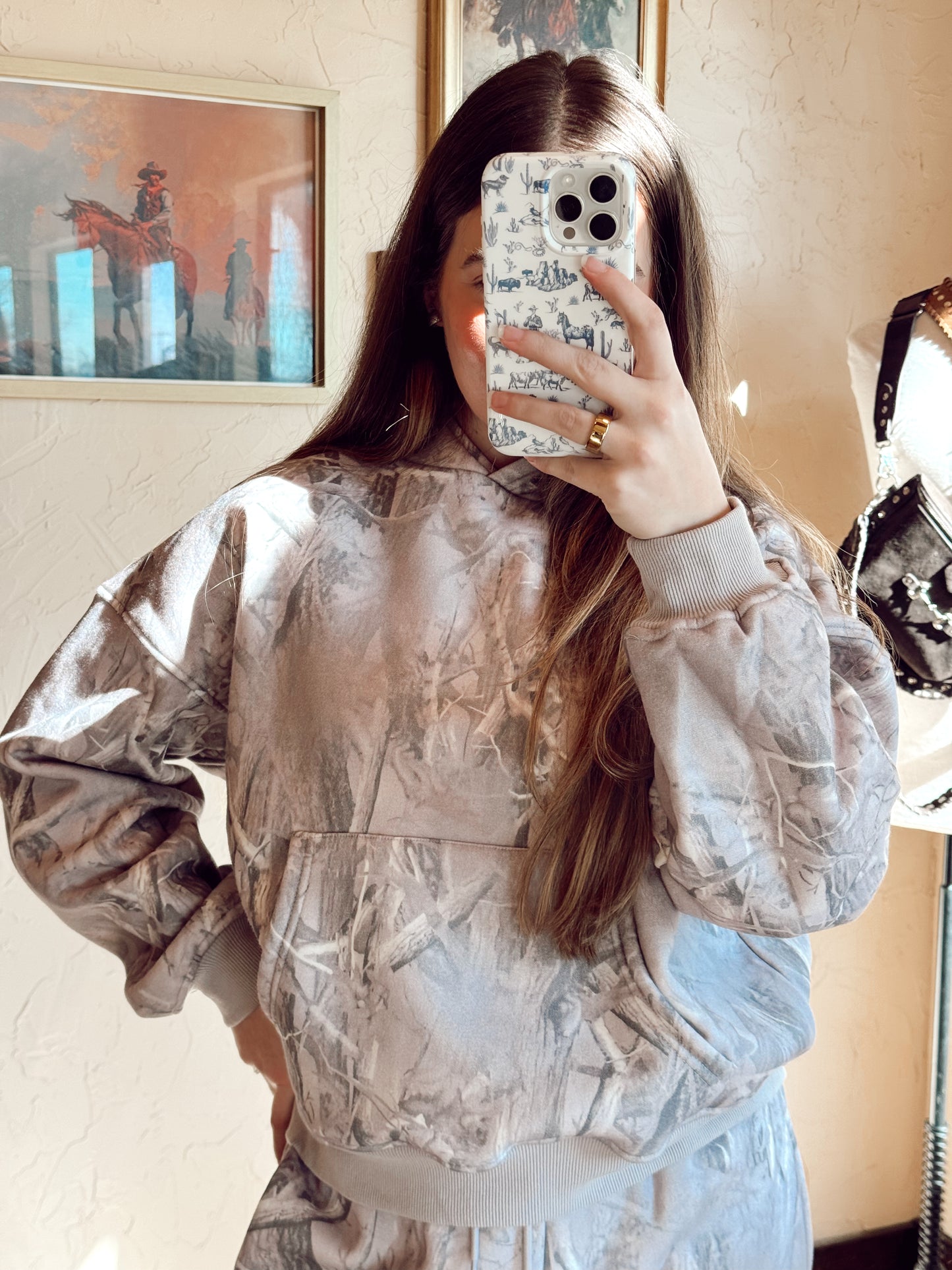 The Grey Tree Camo Hoodie