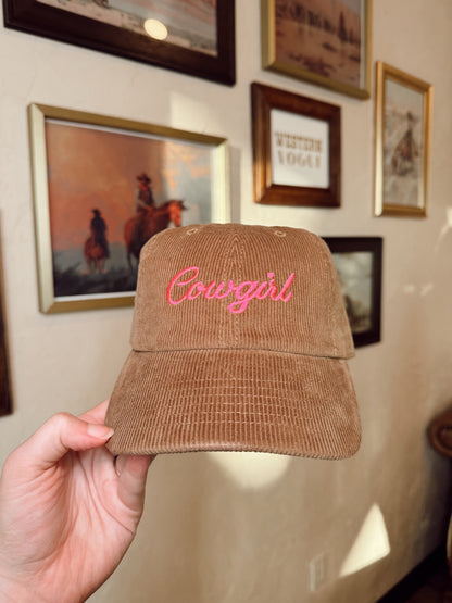 The Corduroy Cowgirl Baseball Cap