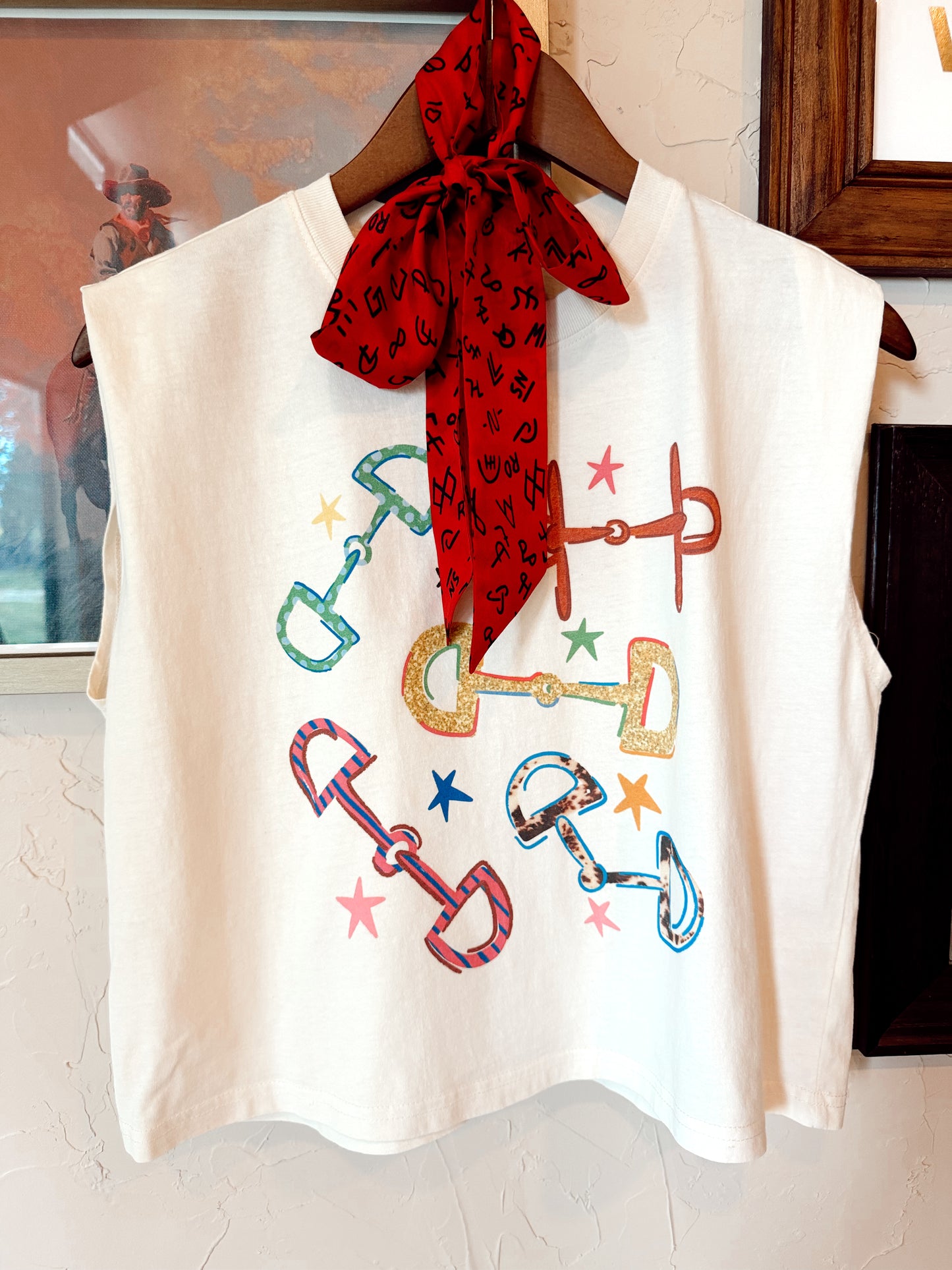 The Bold Horse Bit Muscle Tee