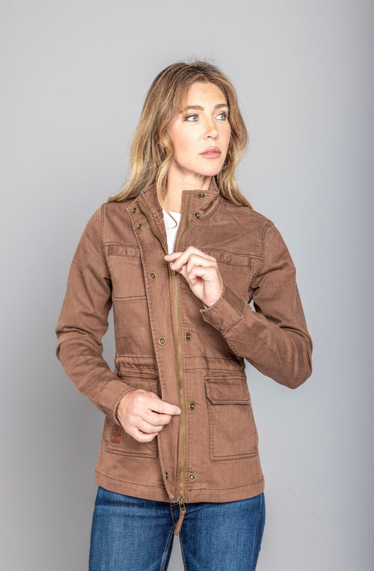 The Kimes Riggin Utility Jacket in Brown