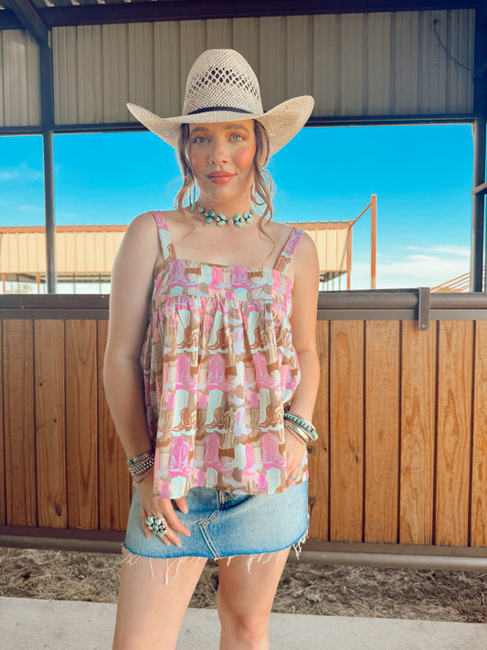 The Rodeo Ruffles Top