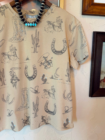 The Sandy Cowboy T-Shirt