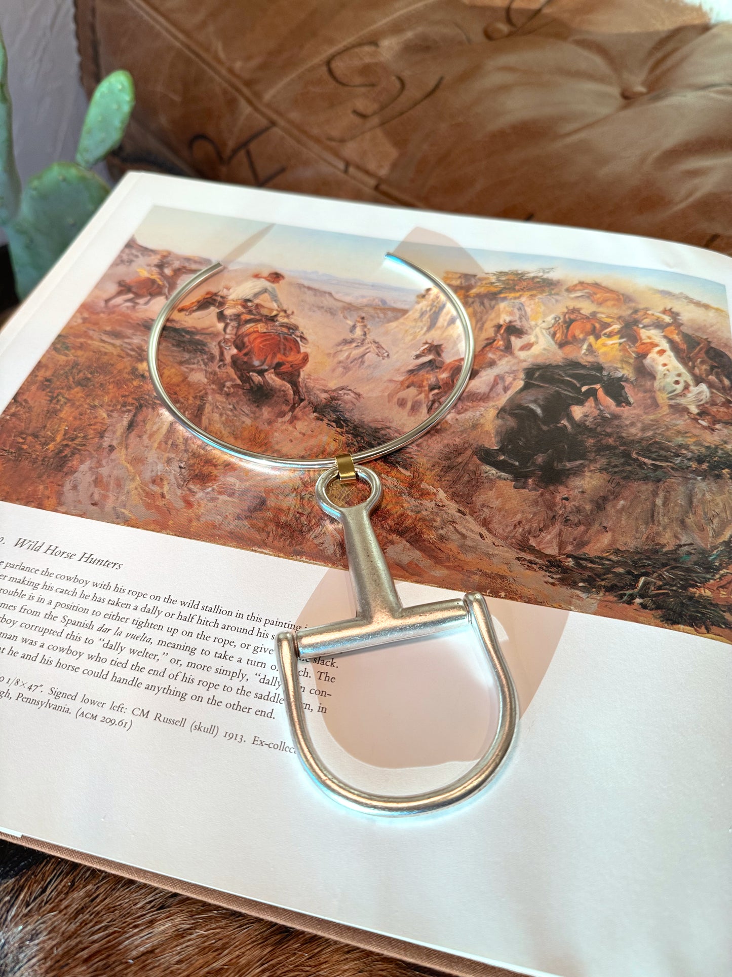 The Mason Large Equestrian Bit Necklace {GOLD + SILVER}