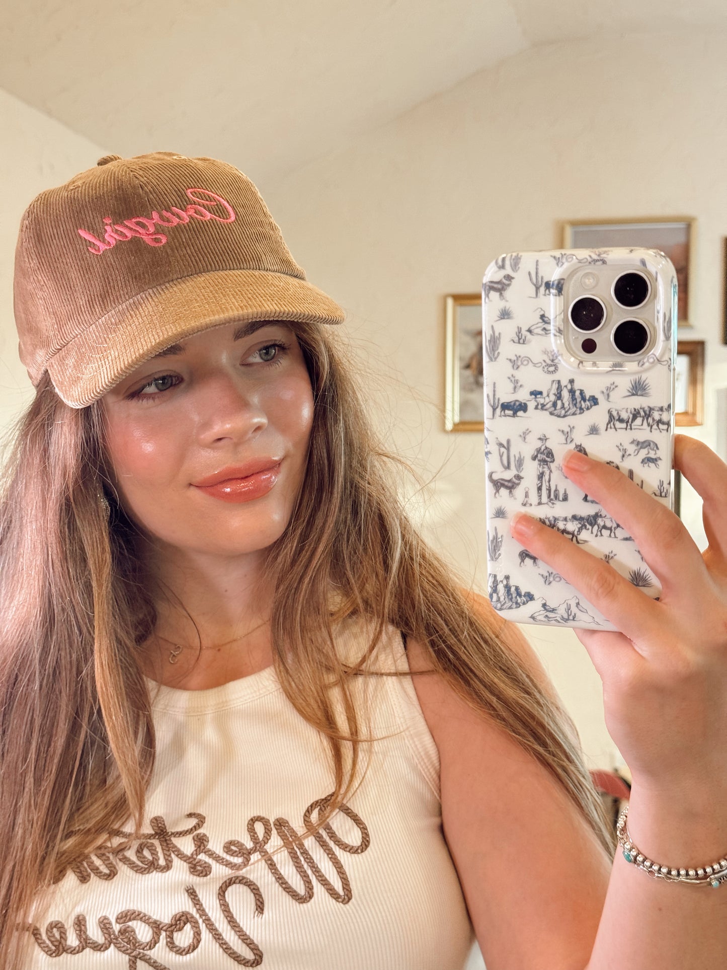 The Corduroy Cowgirl Baseball Cap