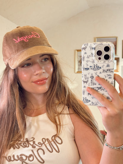 The Corduroy Cowgirl Baseball Cap