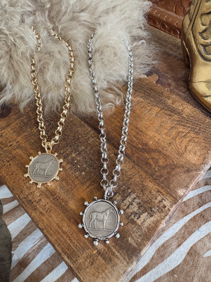 The Cowpony Coin Necklace