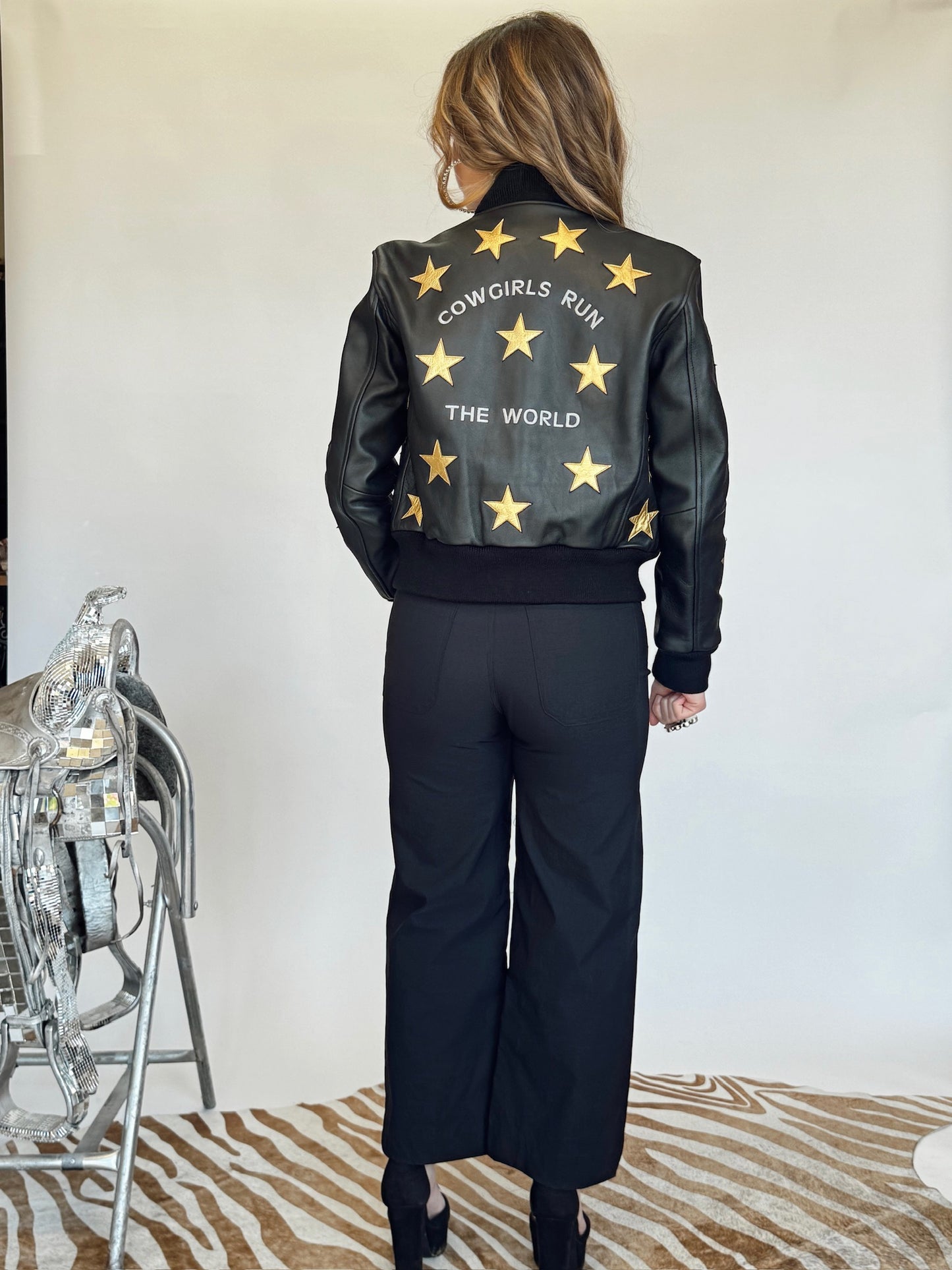 The Cowgirls Run The World Bomber Jacket