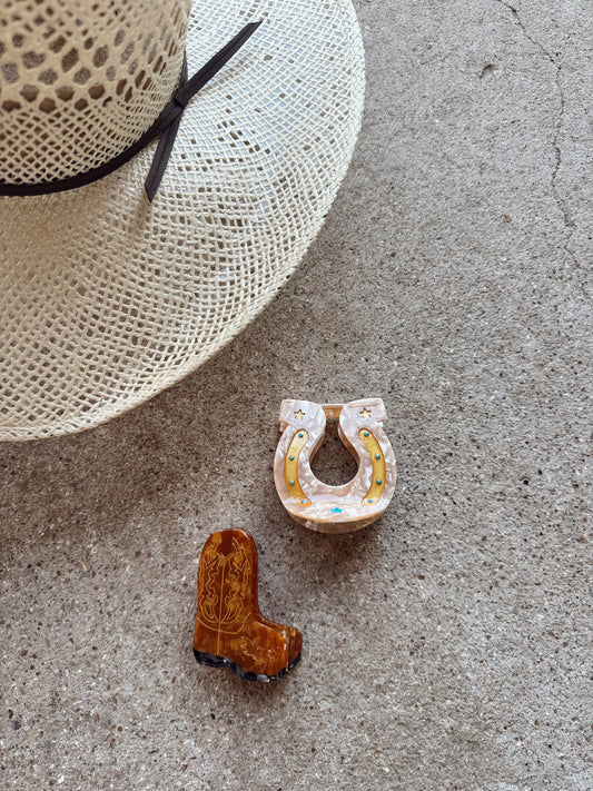 The Cowboy Boot Hair Clip