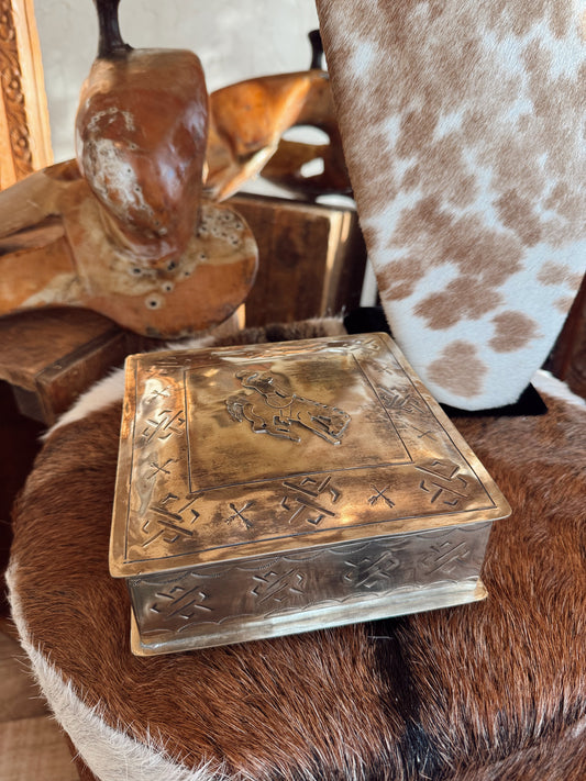 The Virgil Bronc Silver Box