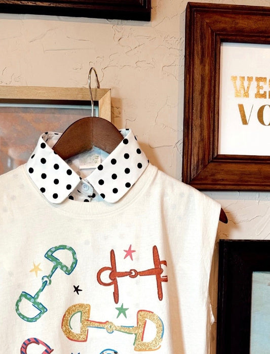The Polka Dot Faux Collar