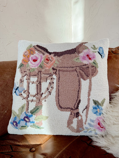 The Floral Saddle Hook Pillow PREORDER