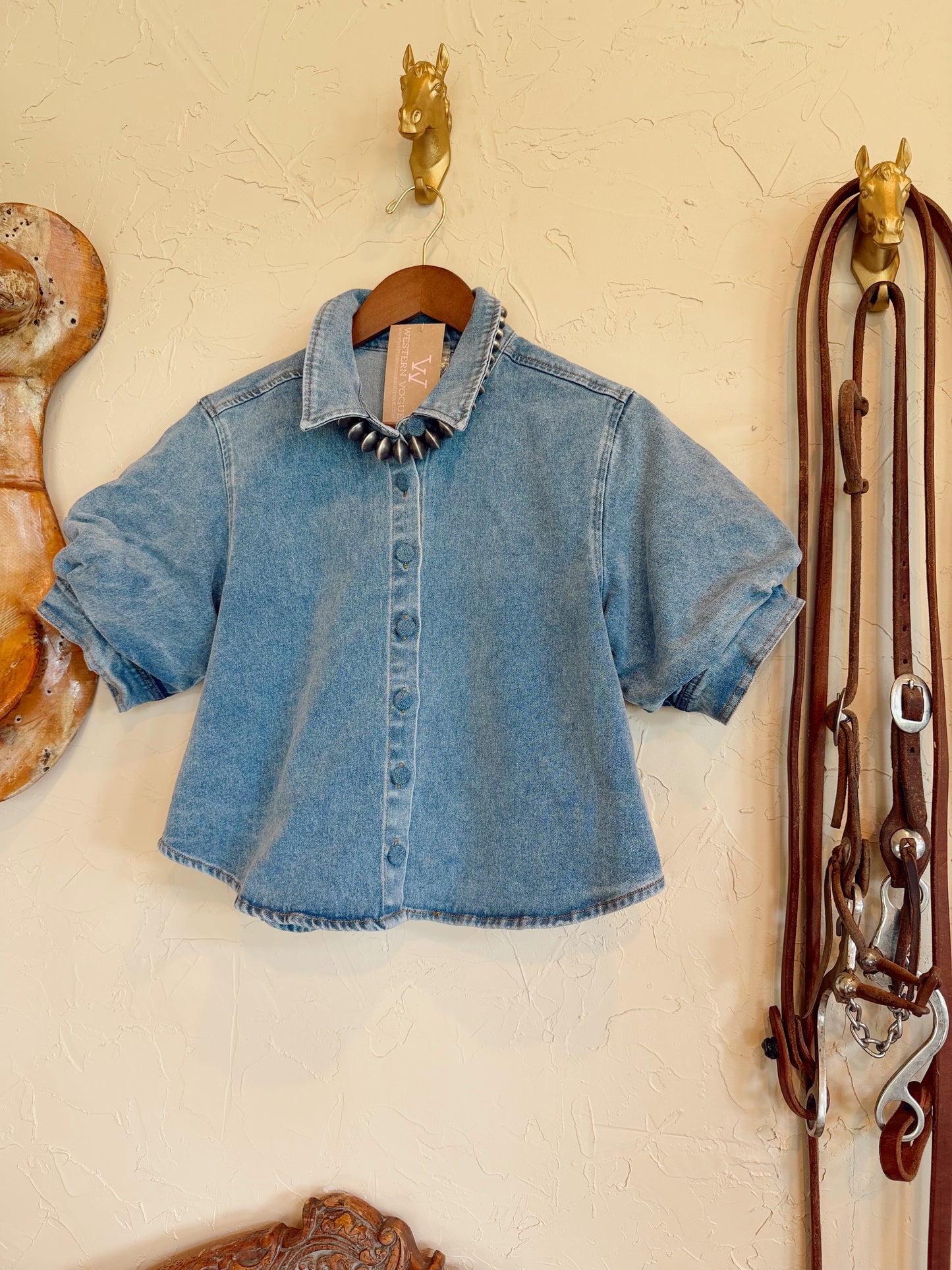 The Daylen Denim Top