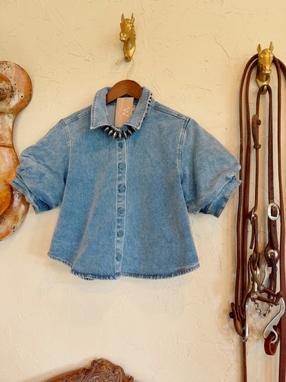The Daylen Denim Top