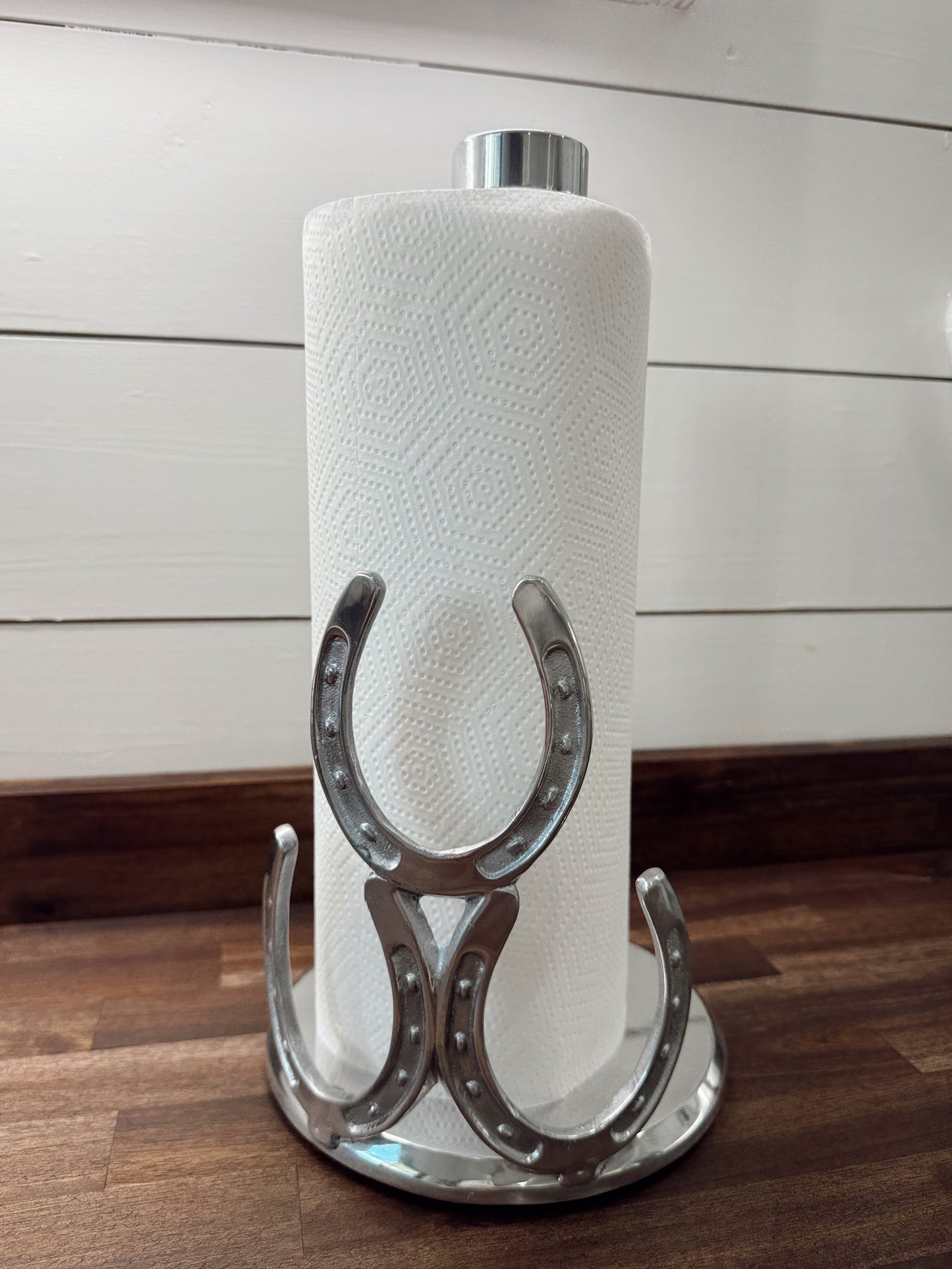 The Horseshoe Paper Towel Holder