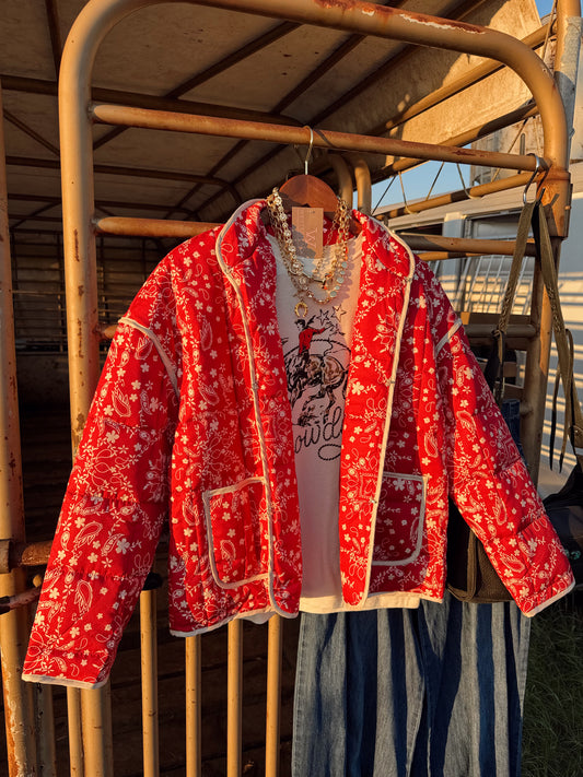 The Paisley Quilted Jacket