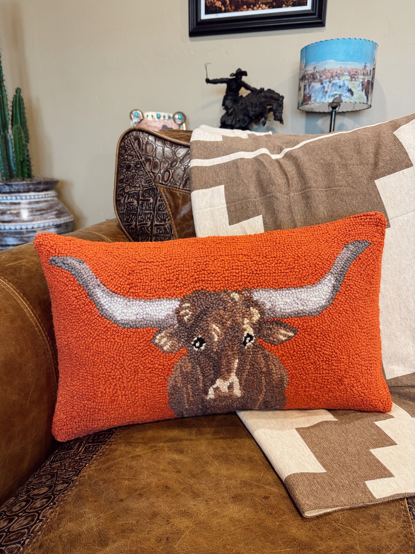 The Steer Hook Pillow