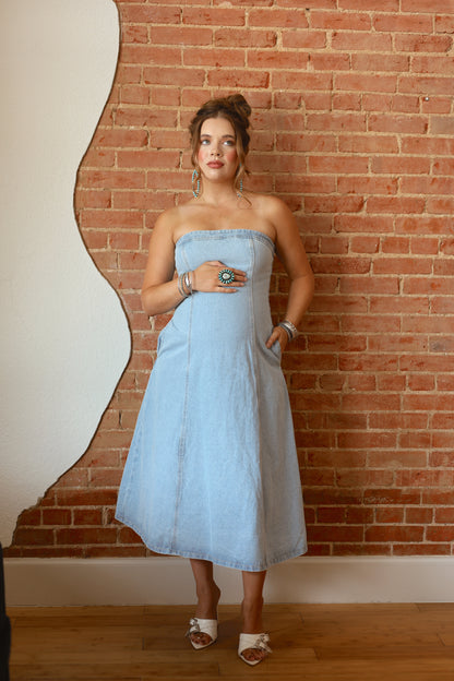 The Daylen Denim Dress