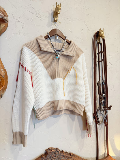 The Jessie Embroidered Sweater