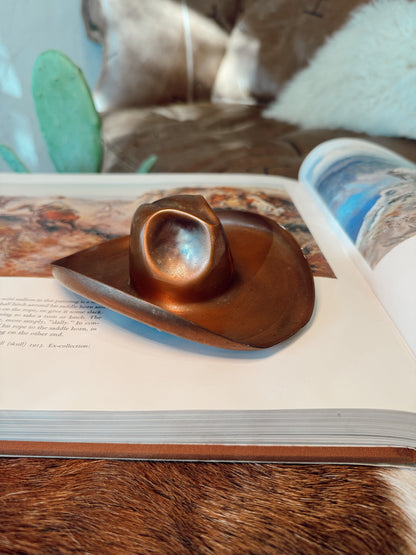 VINTAGE COPPER COWBOY HAT