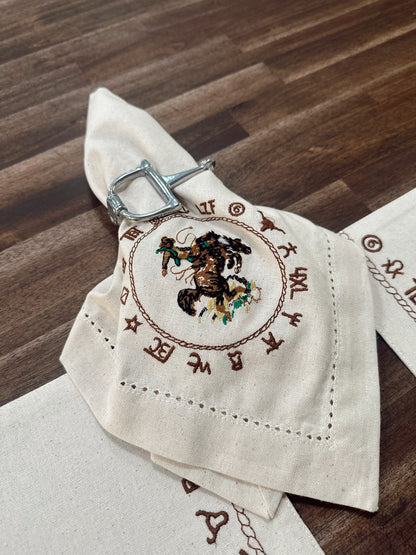 The Bronc Napkin Set
