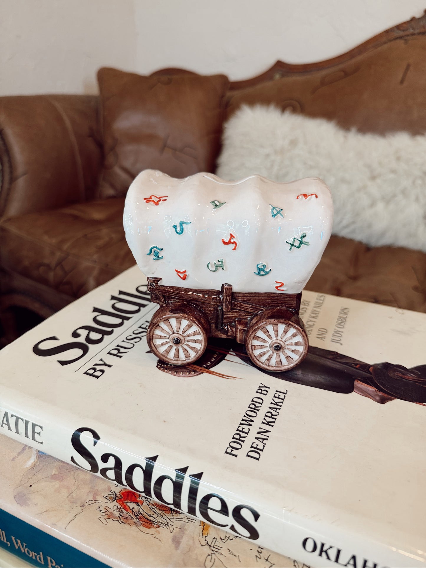 VINTAGE Branded On the Trail Wagon