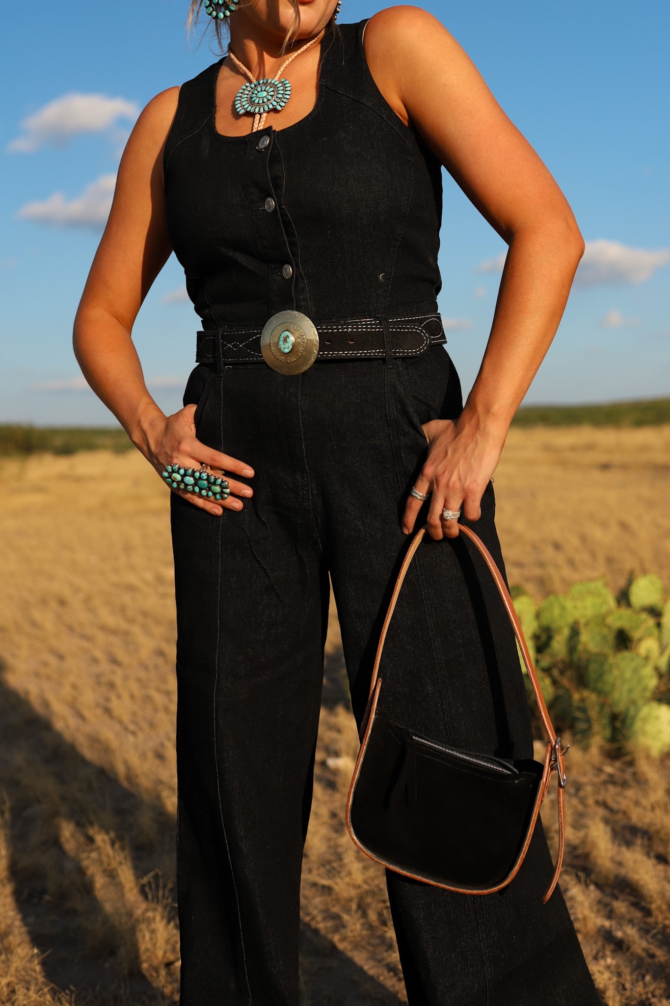 The Beckie Jumpsuit in Black