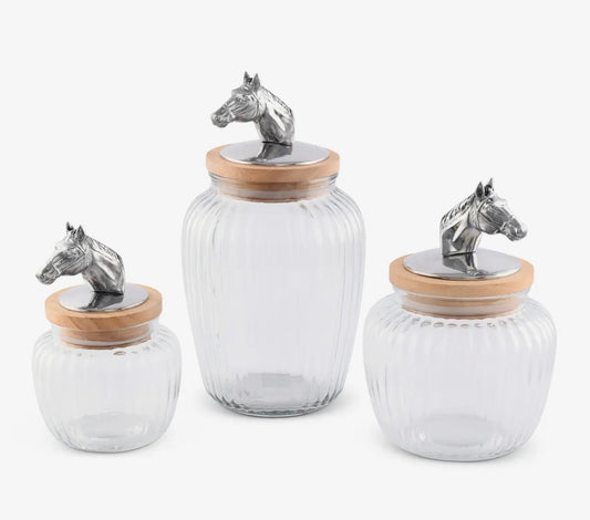 The Horse Head Canister Set