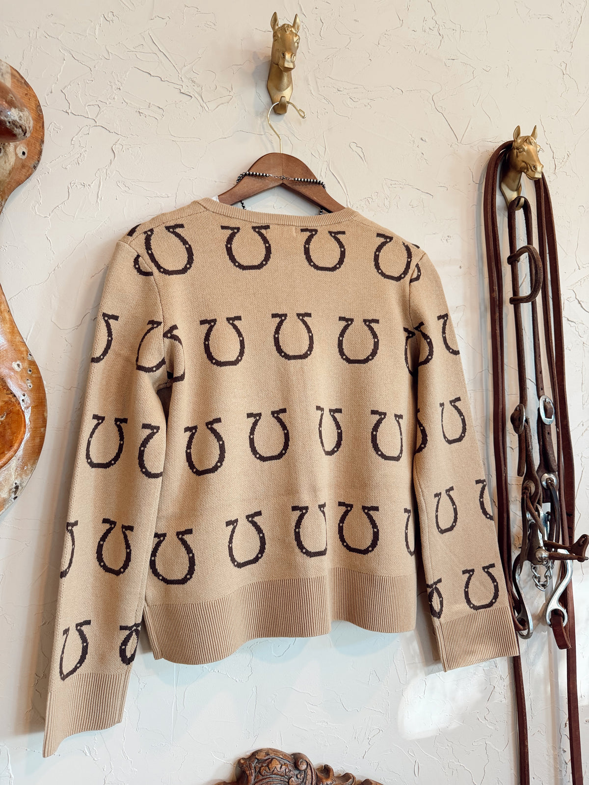 The Tasha Polizzi Tabitha Horseshoe Zip Sweater