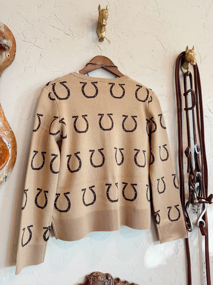 The Tasha Polizzi Tabitha Horseshoe Zip Sweater