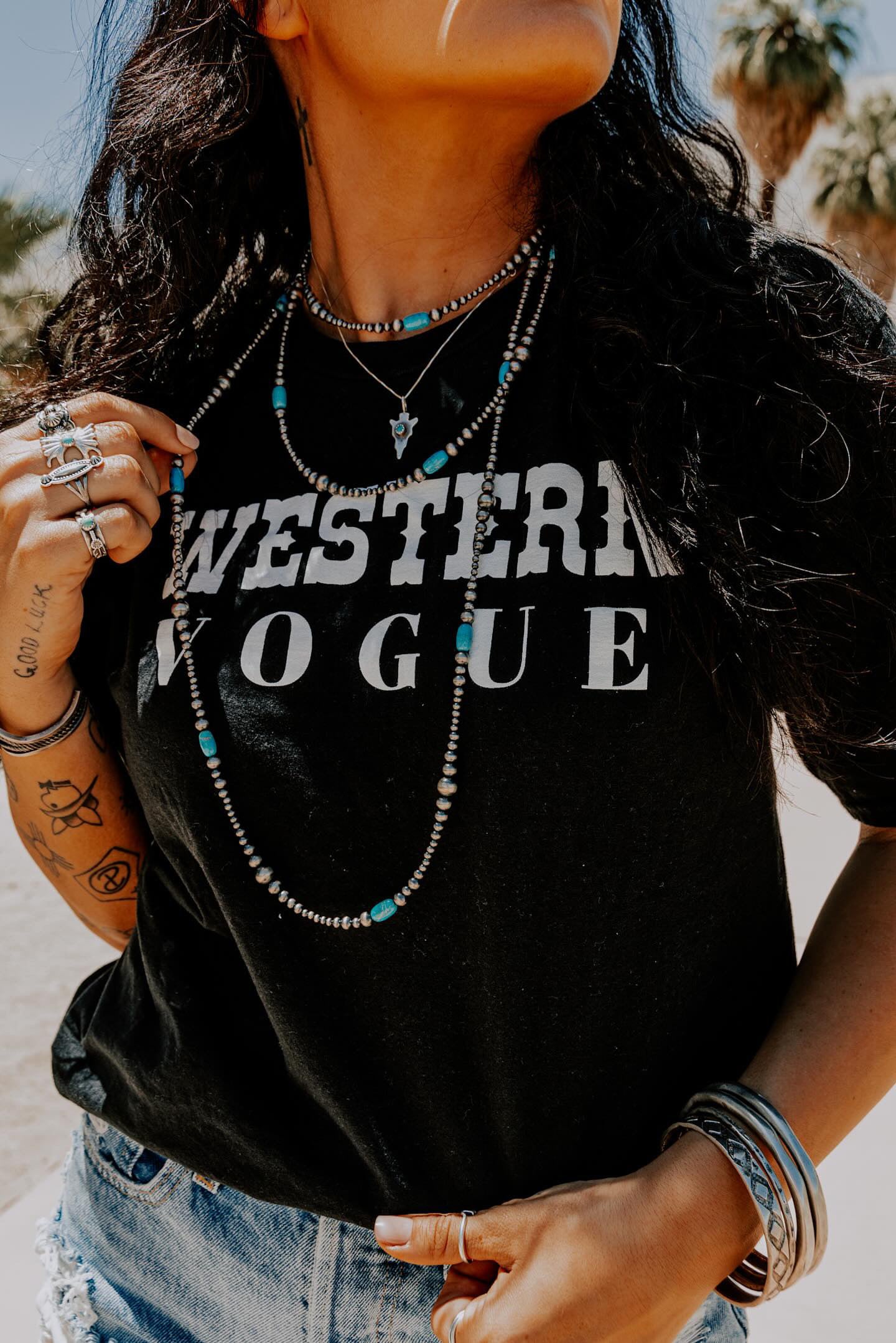 The Retro Western Vogue T-Shirt