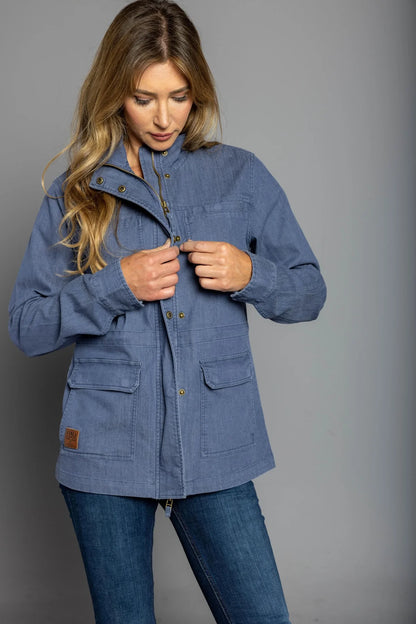 The Kimes Riggin Utility Jacket in Denim